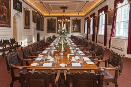 A banquet at Windsor Guildhall 